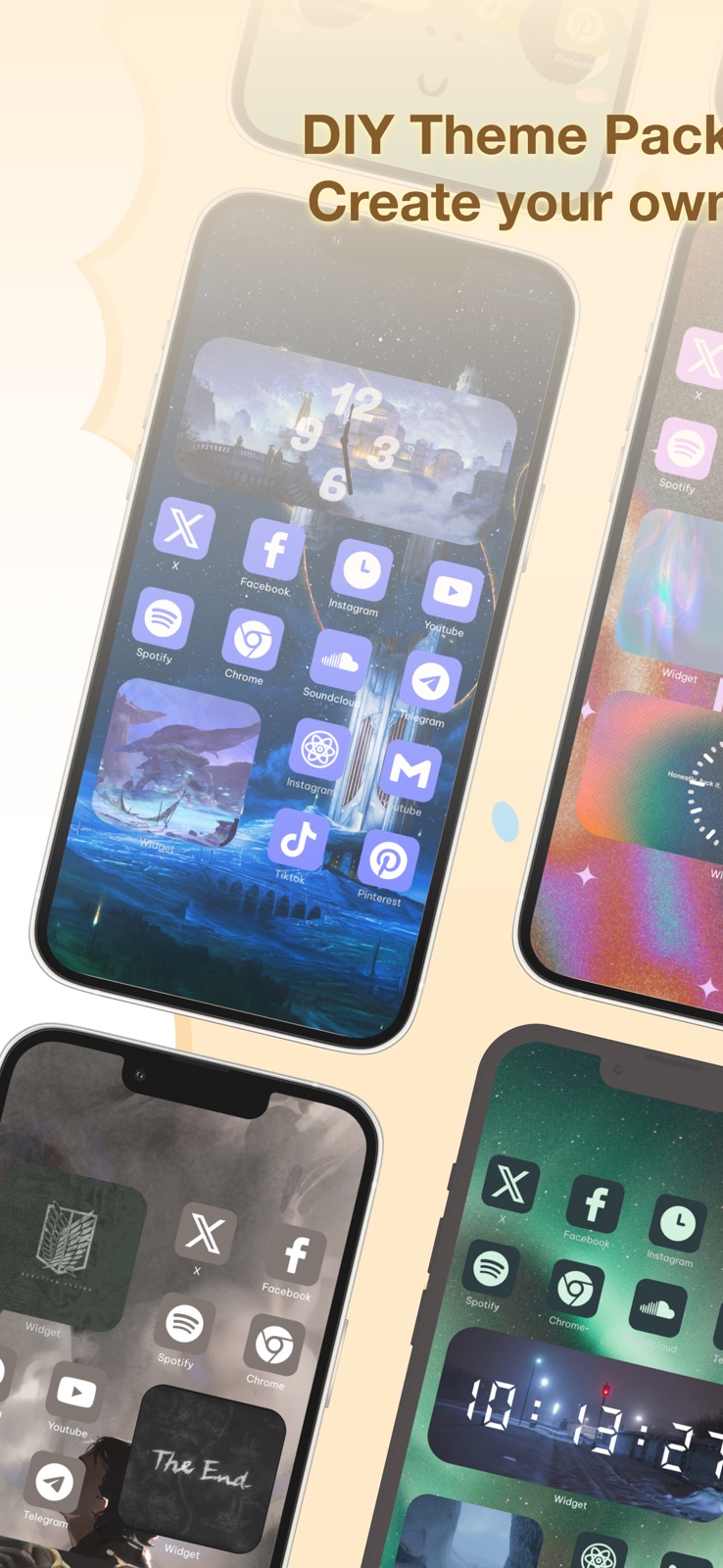 DIY Theme Pack: Icon & Widget iphone screenshot 1