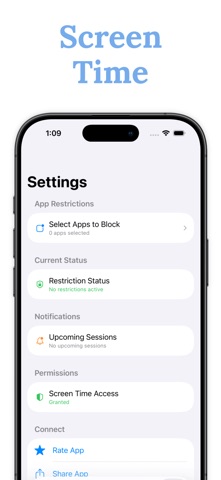 Screen Time Control Journal screenshot
