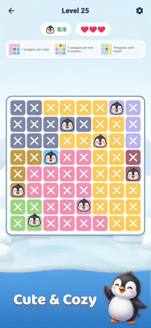 Pingdoku: Queens Logic Puzzle screenshot 4
