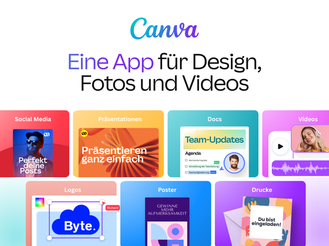 ‎Canva: Foto & Video Editor Screenshot