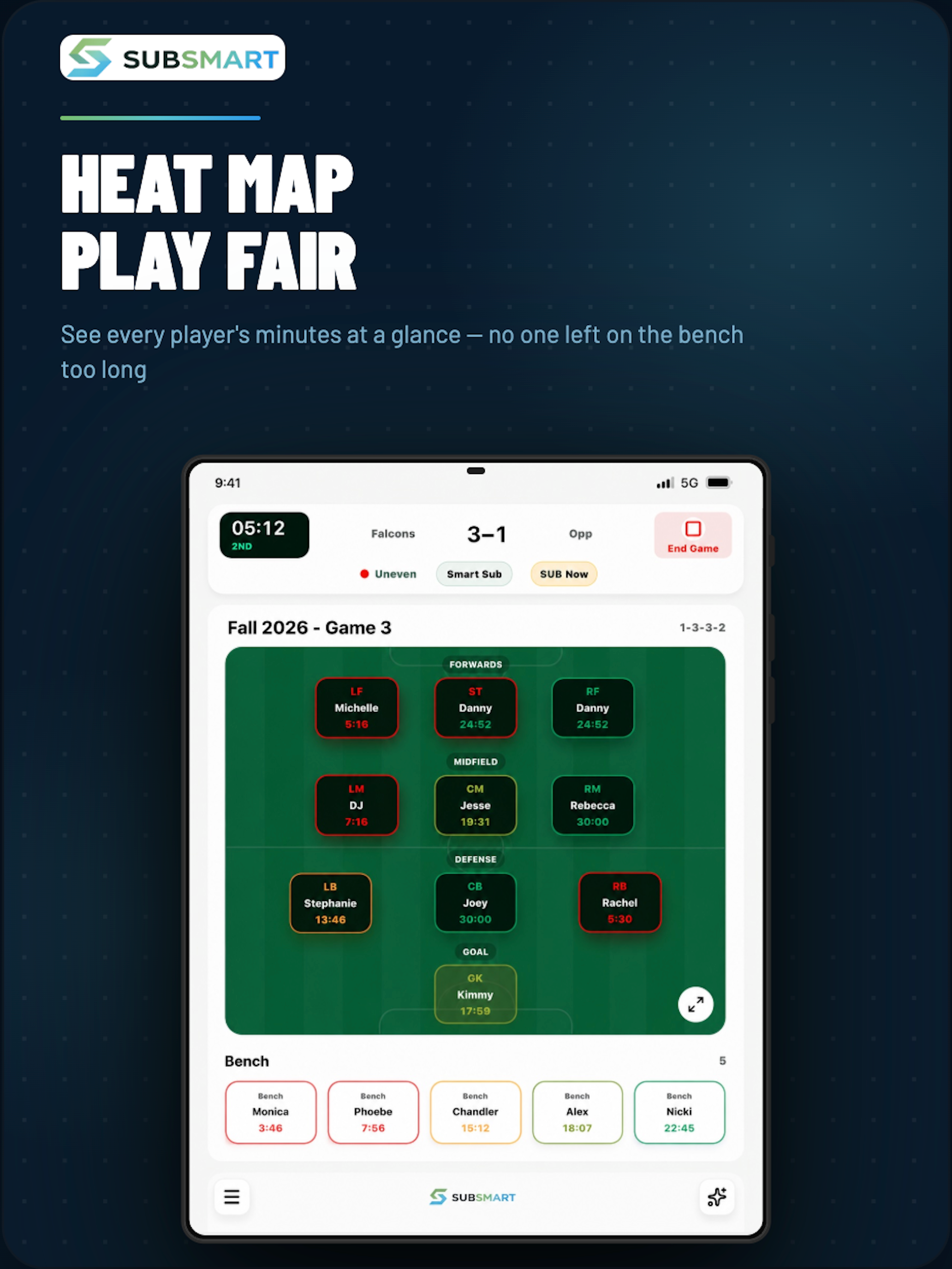 SubSMART: Game Day Assistant screenshot 7