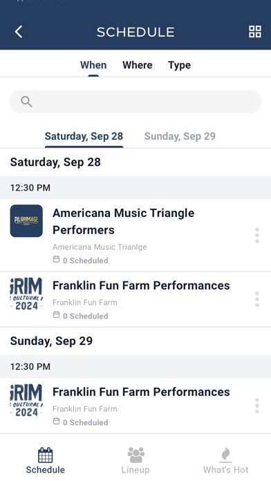 Pilgrimage Festival Screenshot