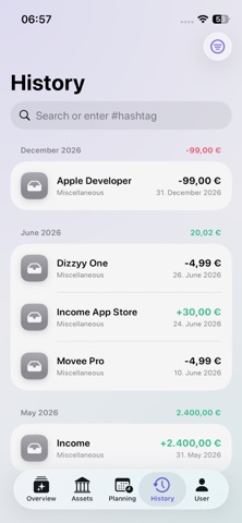 Dizzyy Financee iPhone screenshot