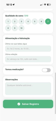 Diário da Saúde iPhone screenshot