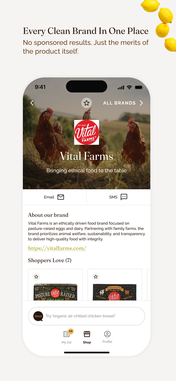unreFIND: Clean Grocery Guide iphone screenshot 2