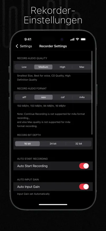 Audio-Recorder Pro & Cleaner screenshot 10 of 10