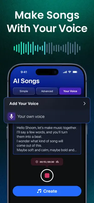 AI Music Video Generator・Shoom screenshot 1