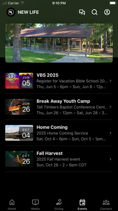 New Life Church Bastrop Screenshot