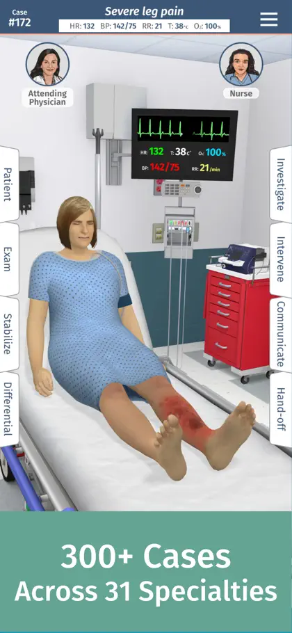 Screenshot 3 di 6 di Full Code Medical Simulation