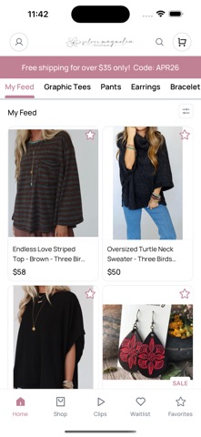 Silver Magnolia Boutique screenshot
