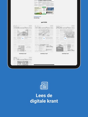 HuizerNieuws iPad screenshot 4