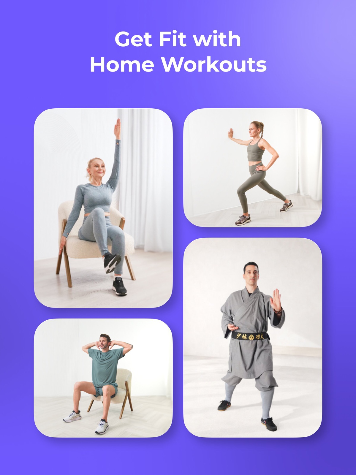 FitMe - Lazy Workout at Home ipad screenshot 1