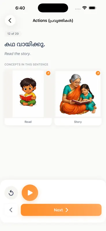 Bhashu: Learn Malayalam screenshot 6 of 10
