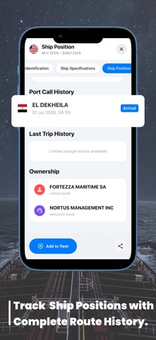 Marine Radar: Ship Tracking iPhone screenshot
