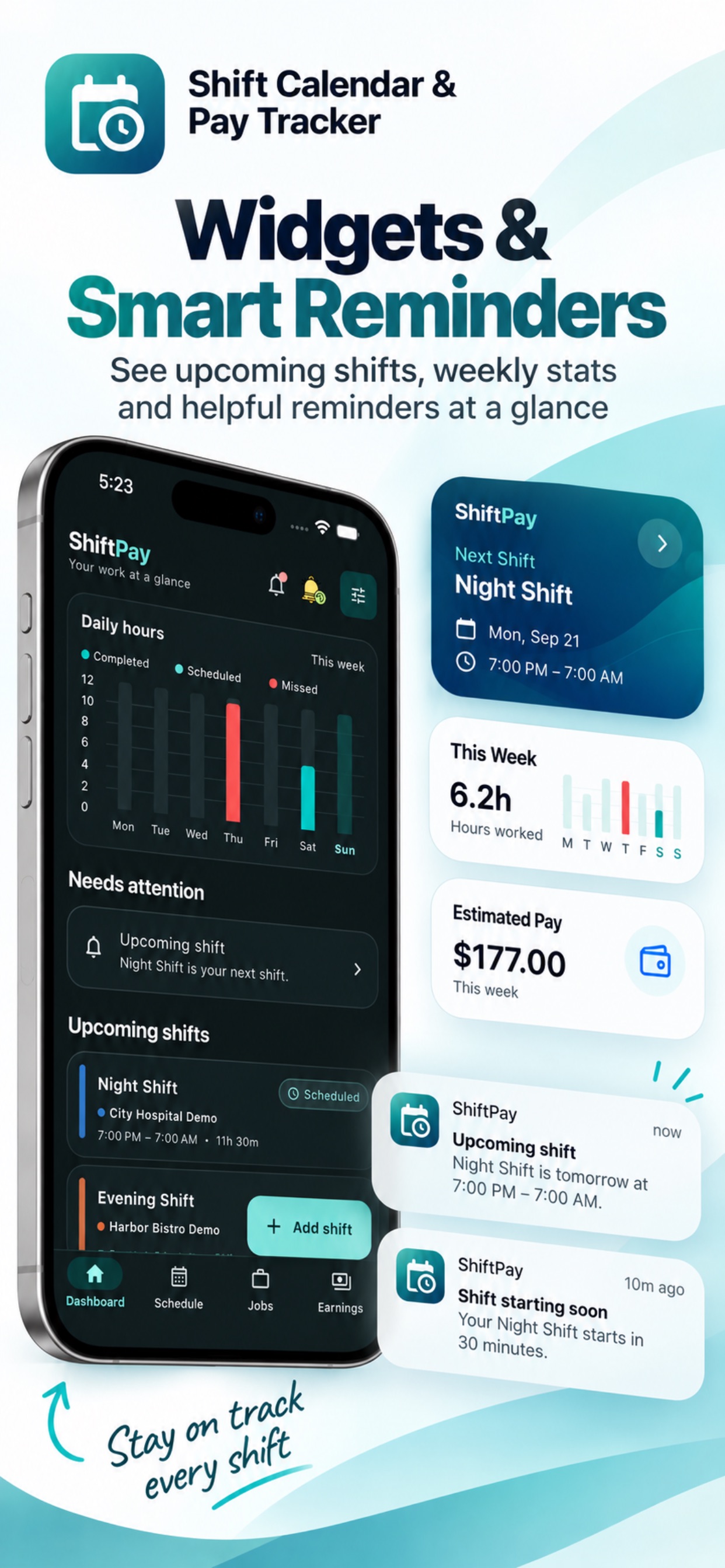 Screenshot 6 of Shift Calendar & Pay Tracker