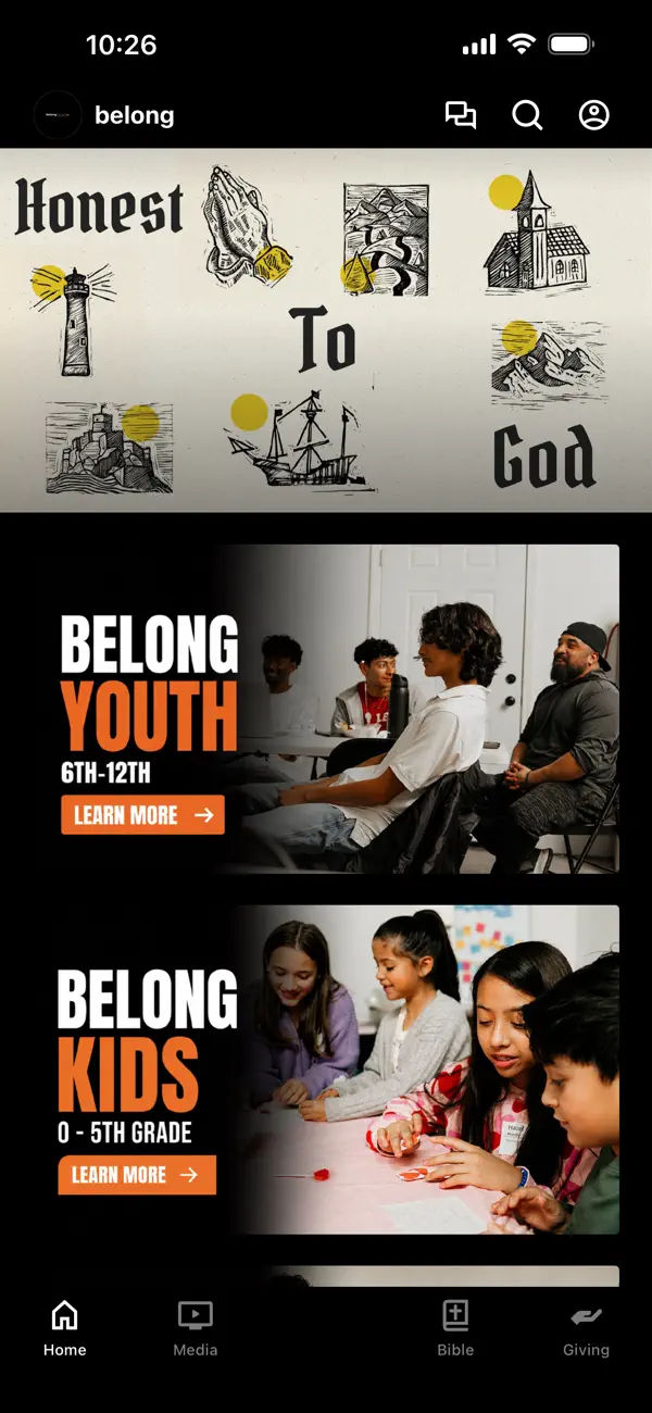 Screenshot #1 pour Belong Church SA