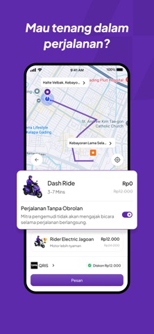 Dash - Ride & Express iPhone screenshot 2