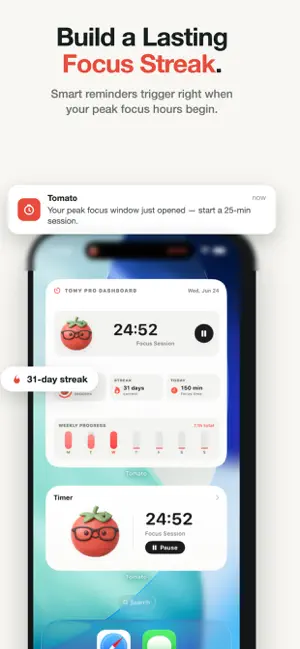 Tomato: ADHD Focus Timer screenshot 4