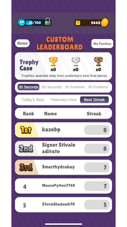 #8. Quick Math Daily (iOS) 由: quickxmaths llc