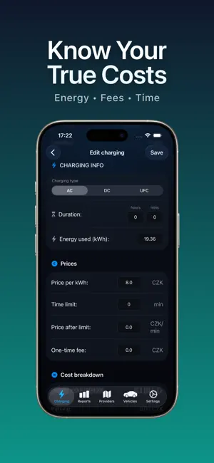 ChargeLog screenshot 2