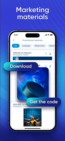 1xPartners Dashboard App Store preview screenshot 4