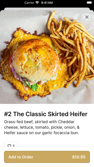 Skirted Heifer- Tejon iPhone screenshot 3 - Food & Drink app