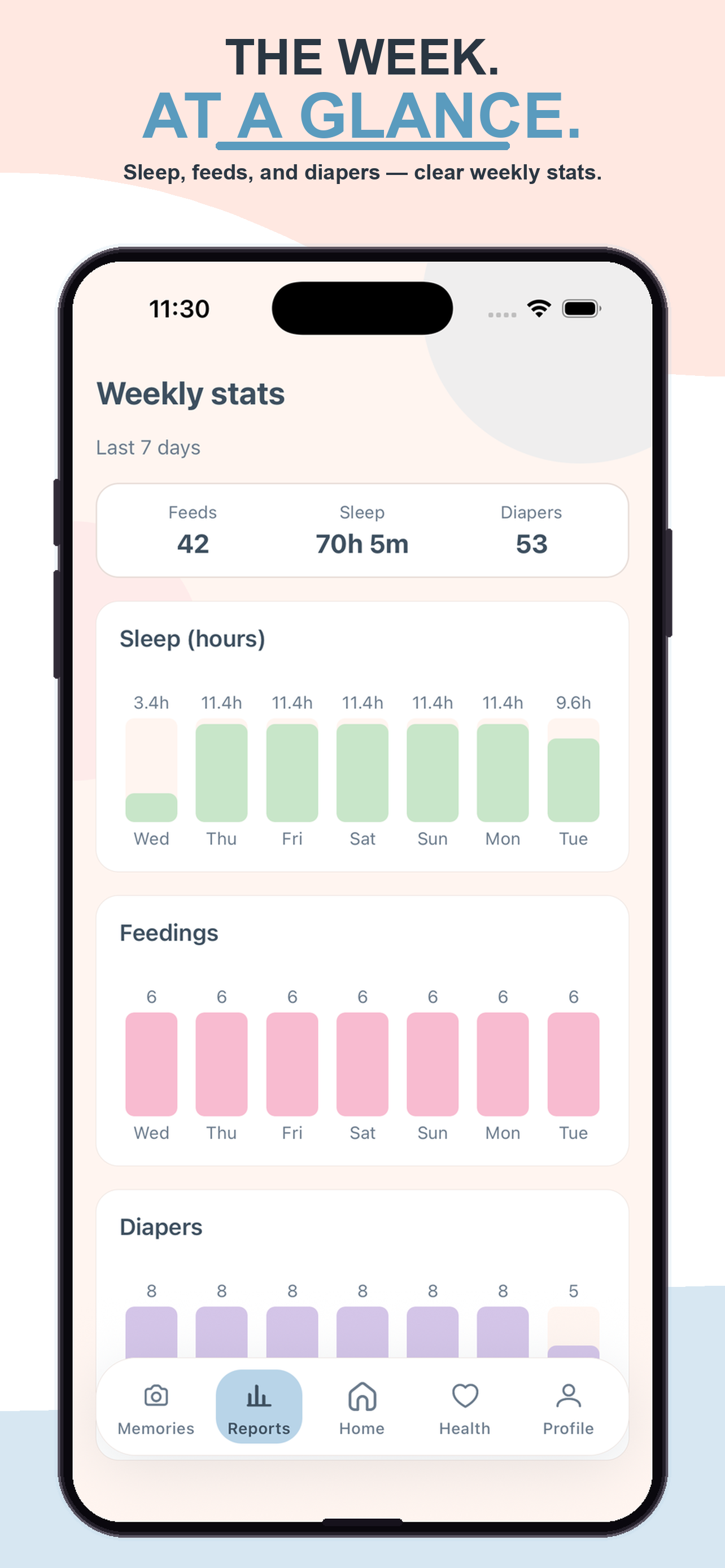 EasyPeasyBaby: Newborn Tracker screenshot 4