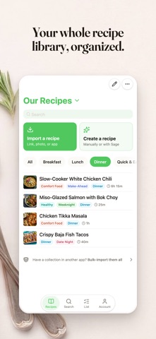 Sage - AI Recipes & Lists screenshot 6