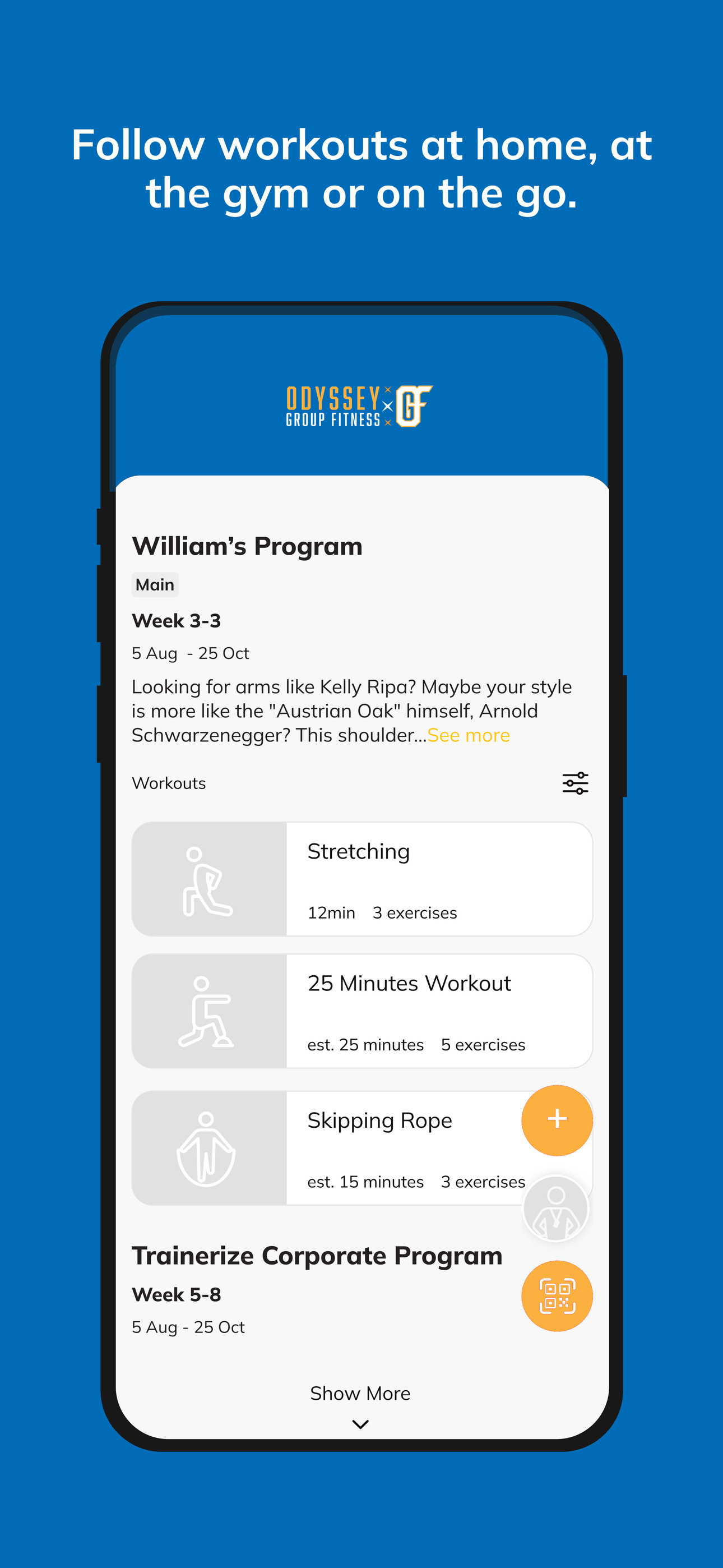 Odyssey Group Fitness screenshot 3