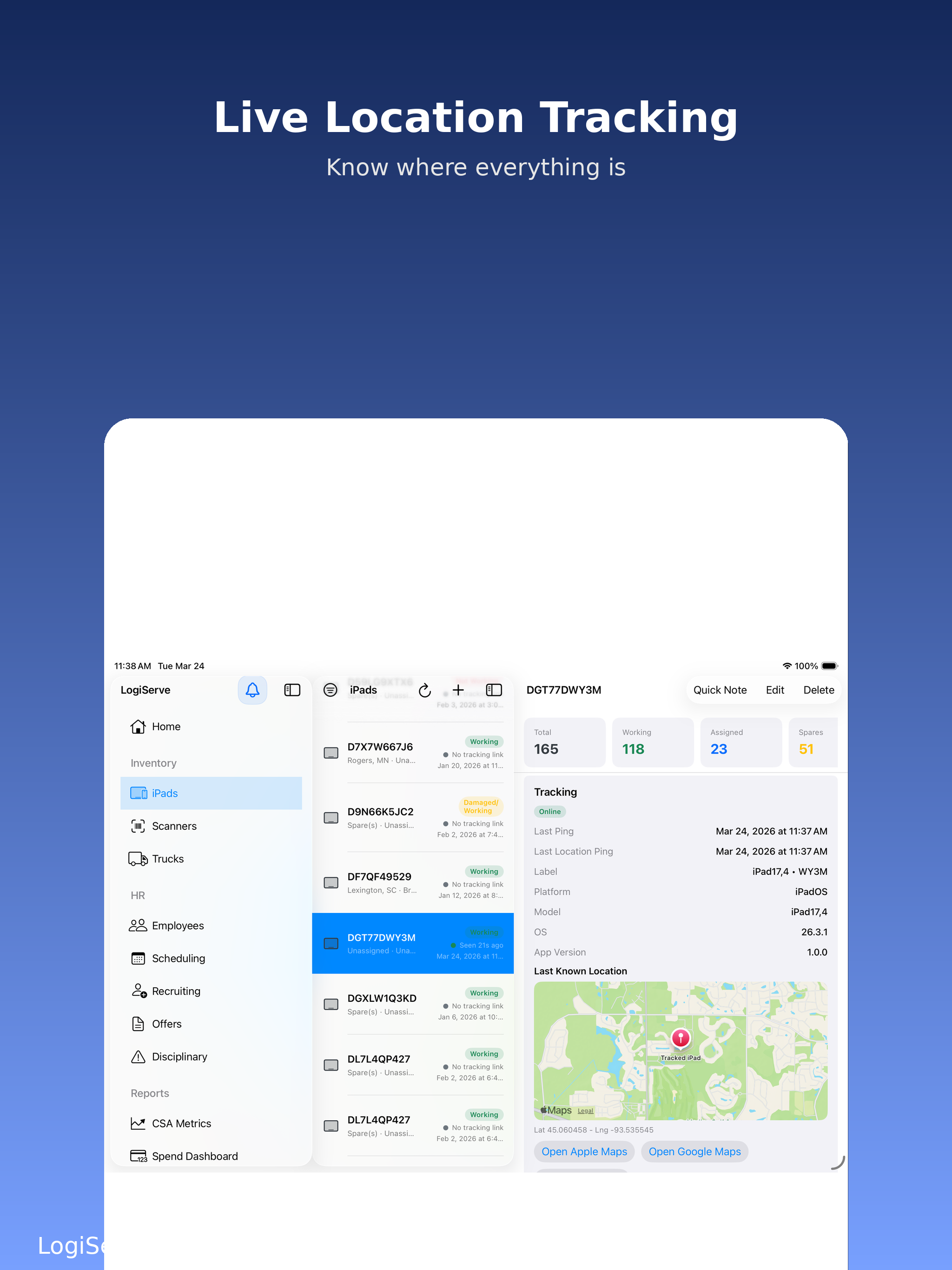LogiServe P&D screenshot 9