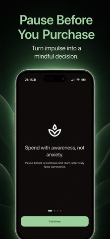 CalmSpend - Money Journal iPhone screenshot
