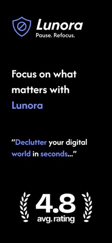 Screen Time Control: Lunora Screenshot 1 of 4