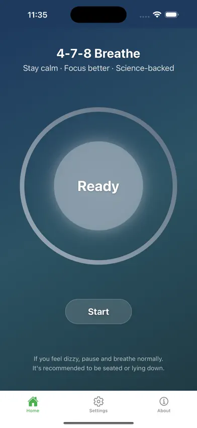 4-7-8 Breathe: Focus & Calm screenshot 3