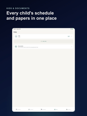 Co-Parenting: Custody & Plan iPad screenshot
