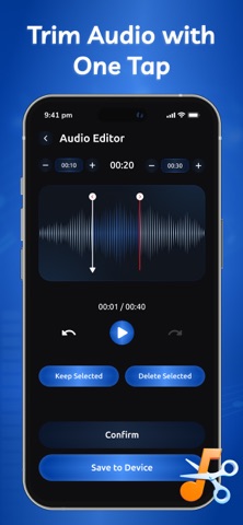 MP3 Cutter - Reverse Audio iPhone screenshot