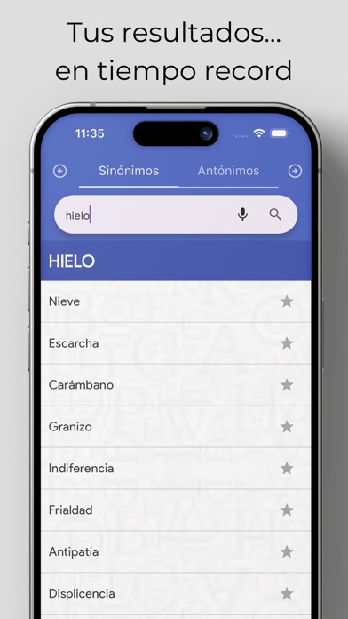 Sinónimos y Antónimos Offline Screenshot