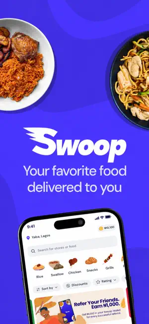 Swoop: Food Delivery screenshot 1