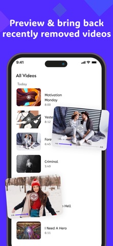 Deleted Photo Recovery. iPhone screenshot