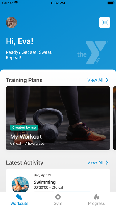 The Granite YMCA iPhone screenshot 2 - Health & Fitness app
