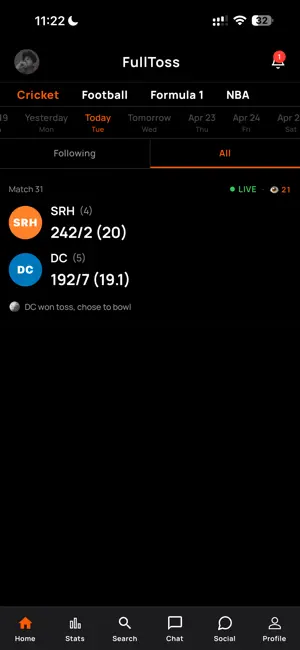 FullToss: Sports Community screenshot 3