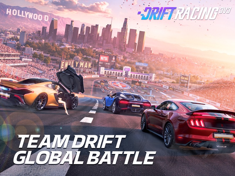 Drift Racing: 3v3 official gameplay screenshot 1