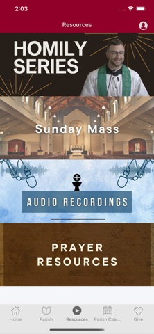 North American Martyrs app screenshot 3