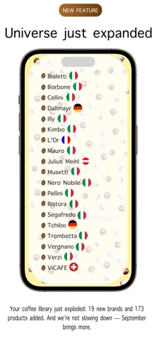Capsule Coffee Tracker screenshot
