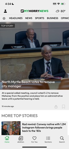 MyHorryNews app screenshot 2
