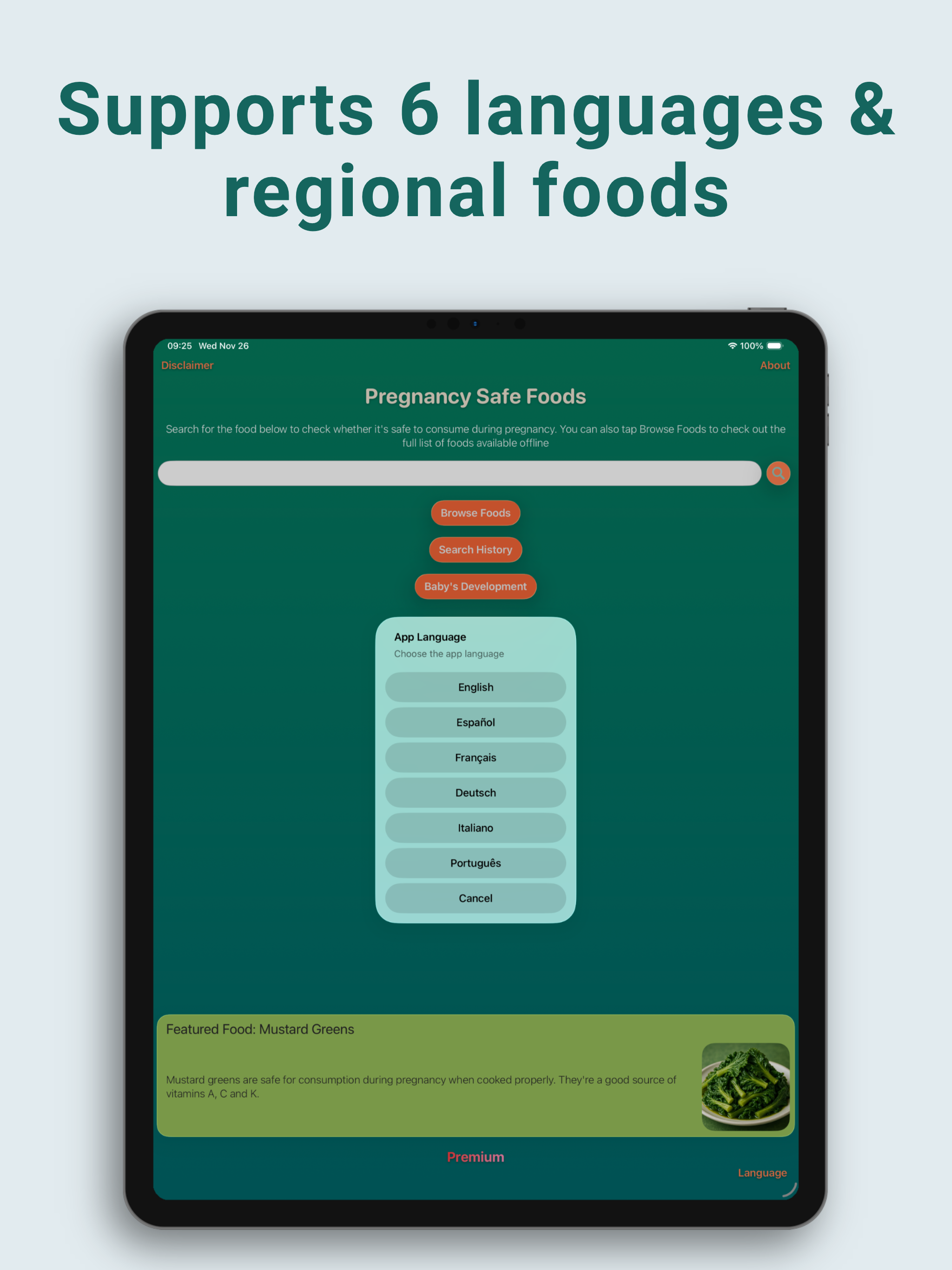 Pregnancy Food Checker & Guide