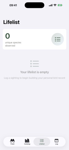 Heron — Bird Log iPhone screenshot
