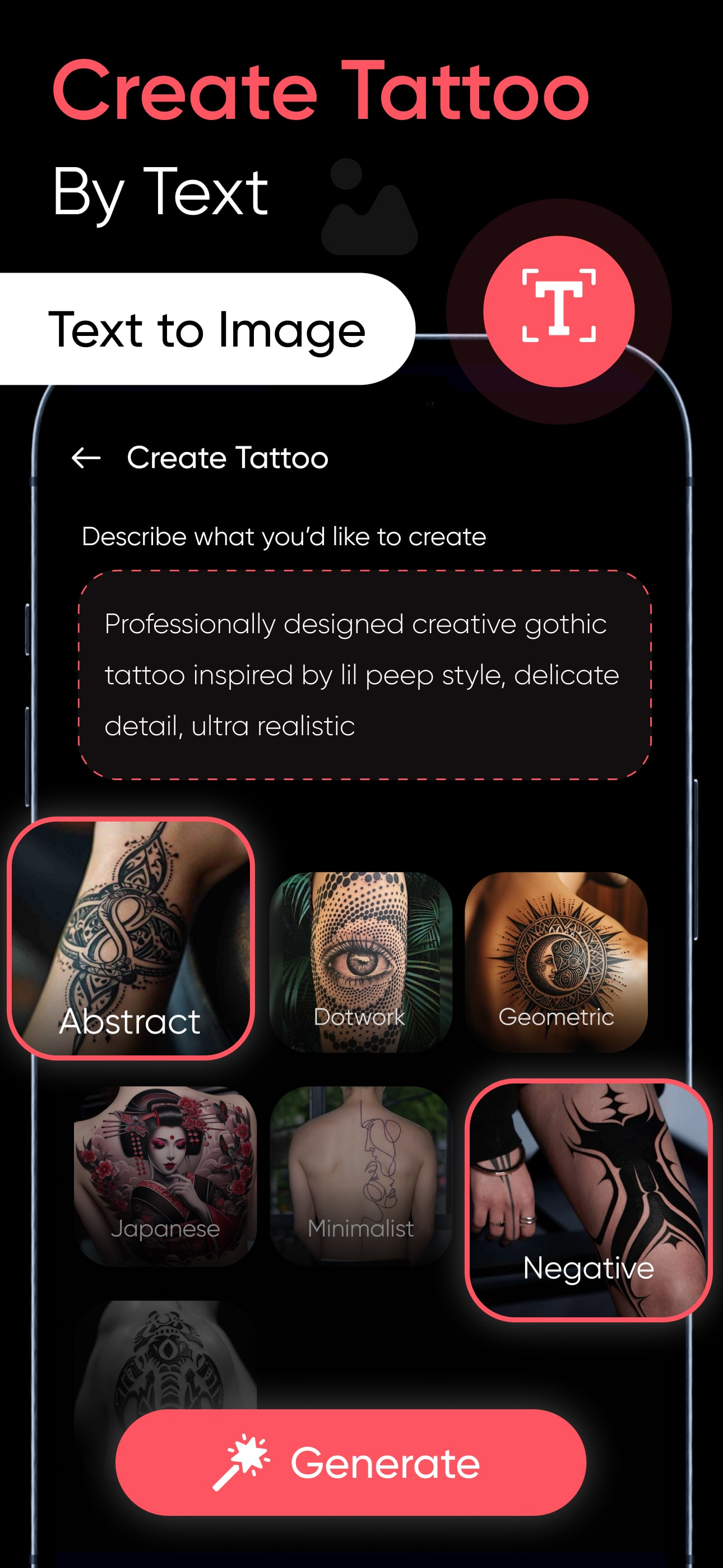 Tattoo AI Design & Generate screenshot 5
