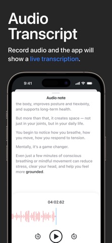 Spokee AI – Audio note taker screenshot