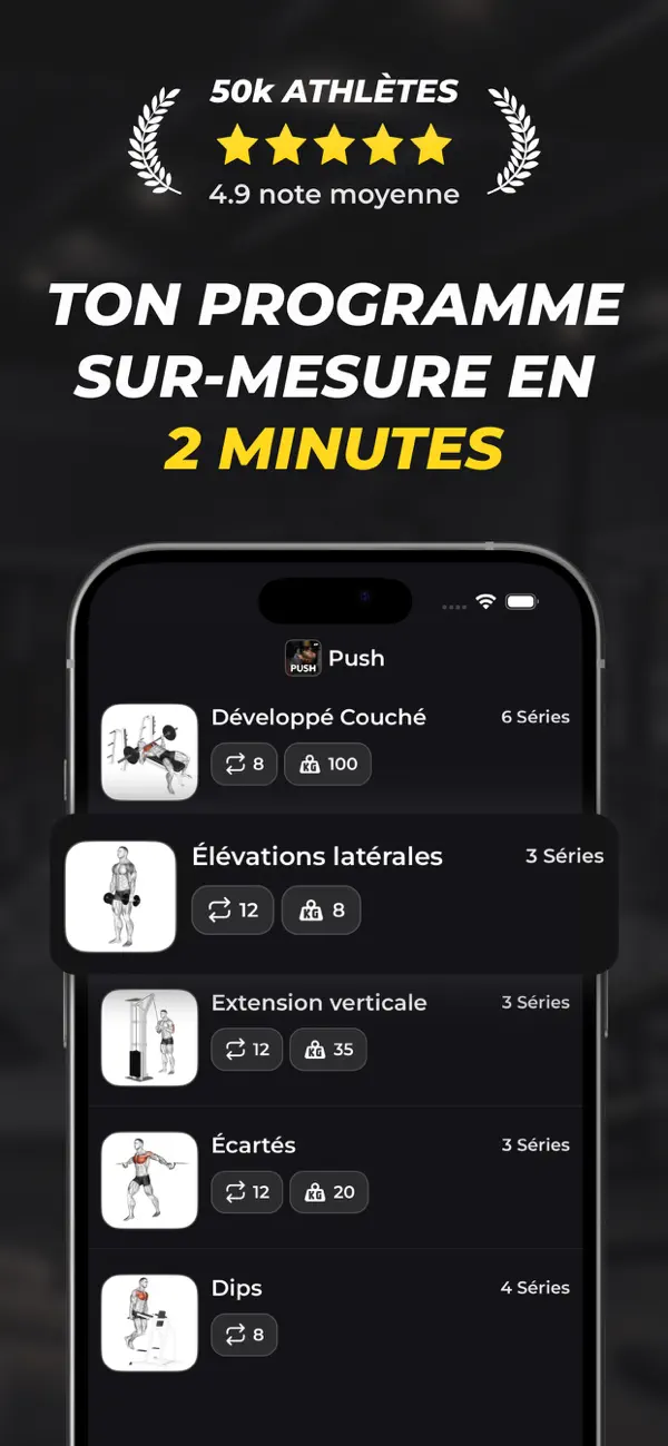 Screenshot #1 pour Blaukke: Fitness & Musculation