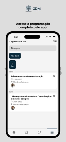 GDM Events iPhone screenshot